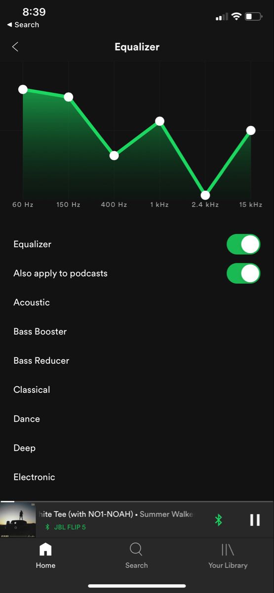 Best Bass Settings for Spotify