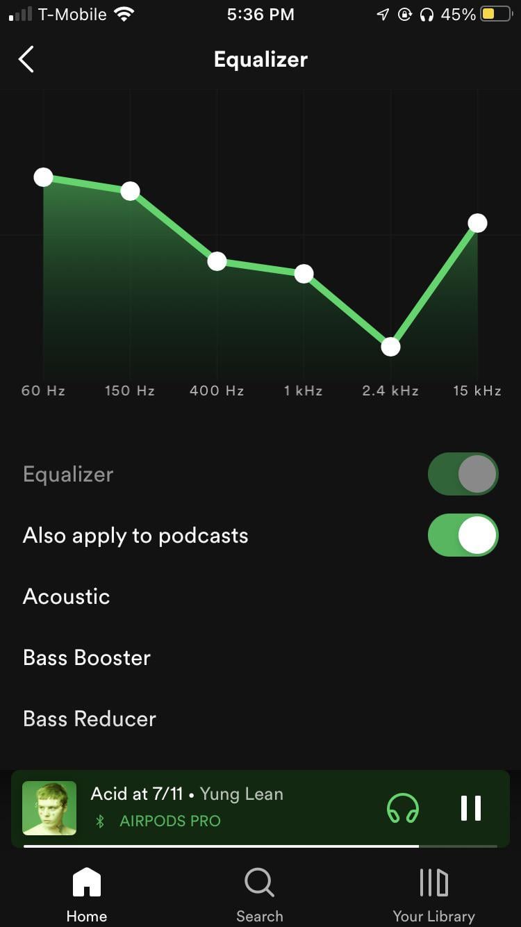 Best Spotify Equalizer Preset