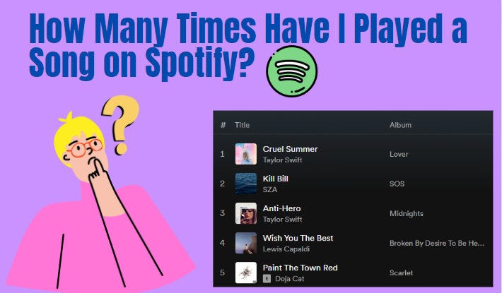 How Many Times Have I Played a Song on Spotify