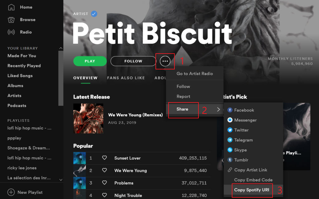 How to Find Spotify Artist Id