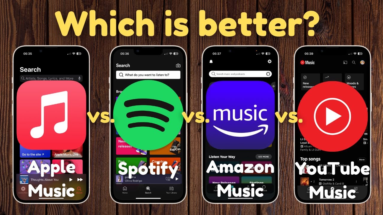 Spotify Vs Apple Music Vs Amazon Music